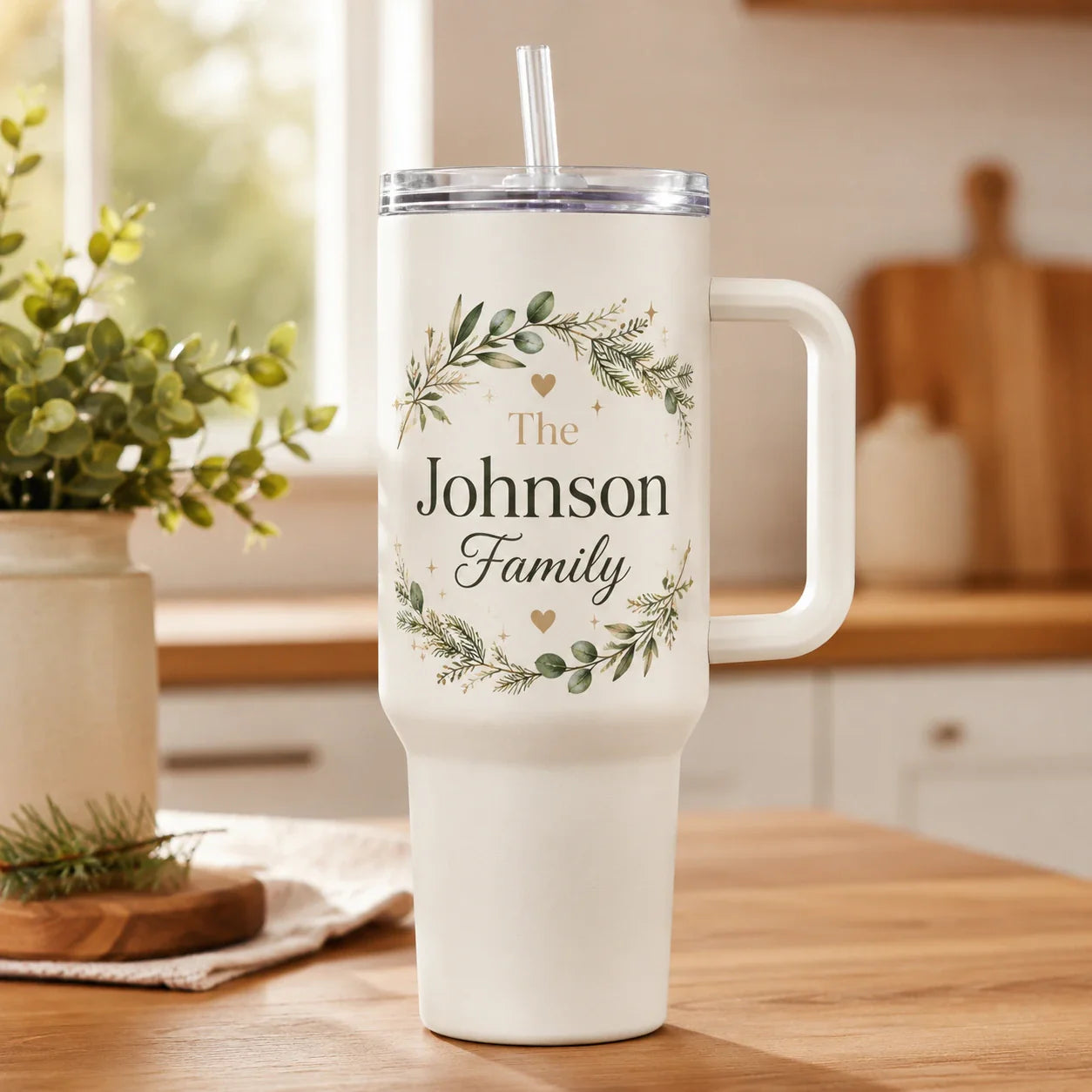Personalized Family Name Tumbler – Birthday or Christmas Gift